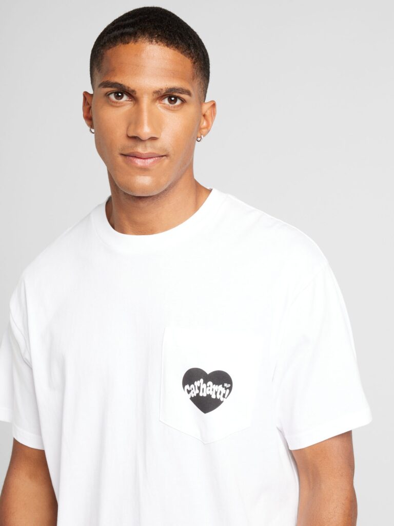 Preţ Carhartt WIP Tricou 'Amour'  negru / alb