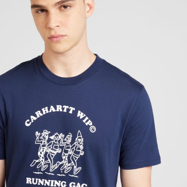 Preţ Carhartt WIP Tricou 'Fun Run'  bleumarin / alb