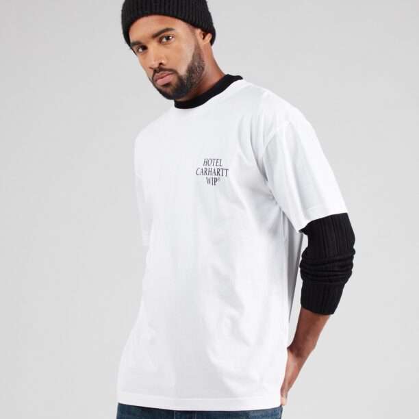 Carhartt WIP Tricou 'Hotel Keys'  negru / alb