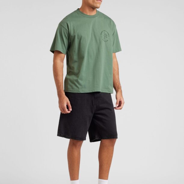 Carhartt WIP Tricou 'Stamp'  verde închis / negru preţ