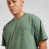 Carhartt WIP Tricou 'Stamp'  verde închis / negru