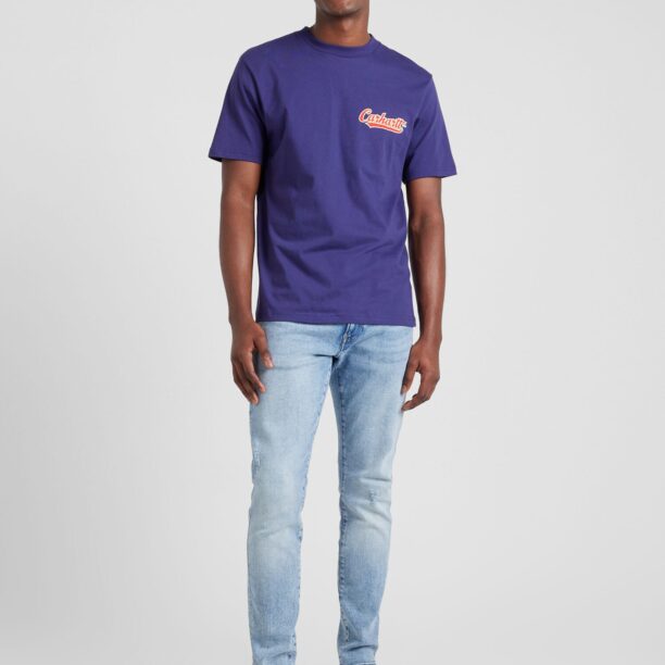 Carhartt WIP Tricou  albastru violet / roșu / alb preţ