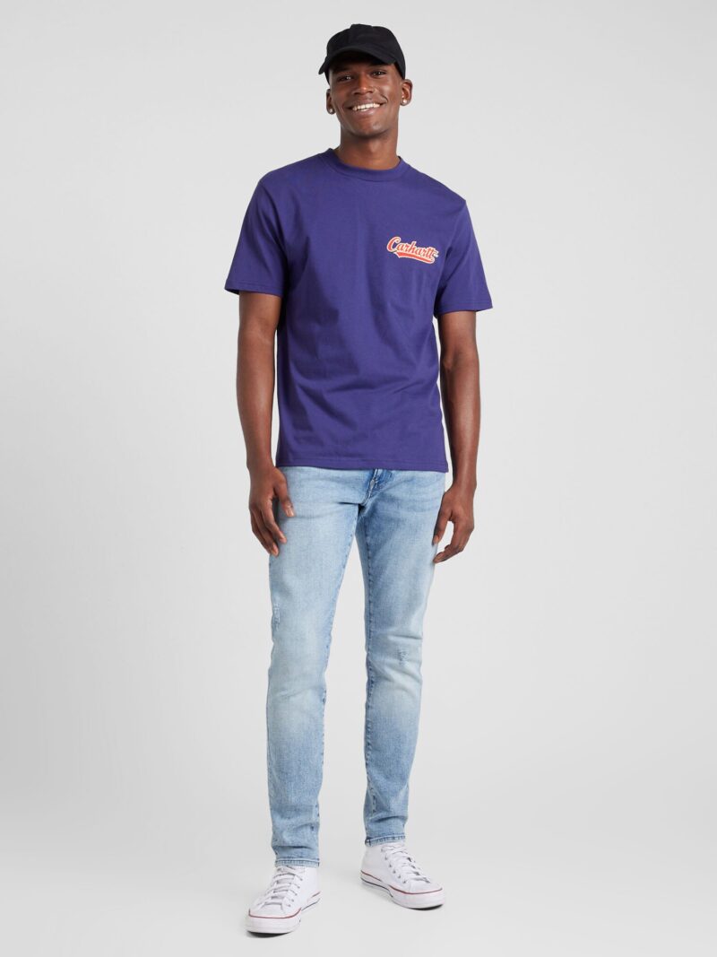 Carhartt WIP Tricou  albastru violet / roșu / alb preţ