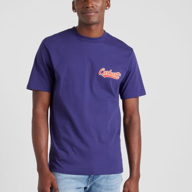 Carhartt WIP Tricou  albastru violet / roșu / alb