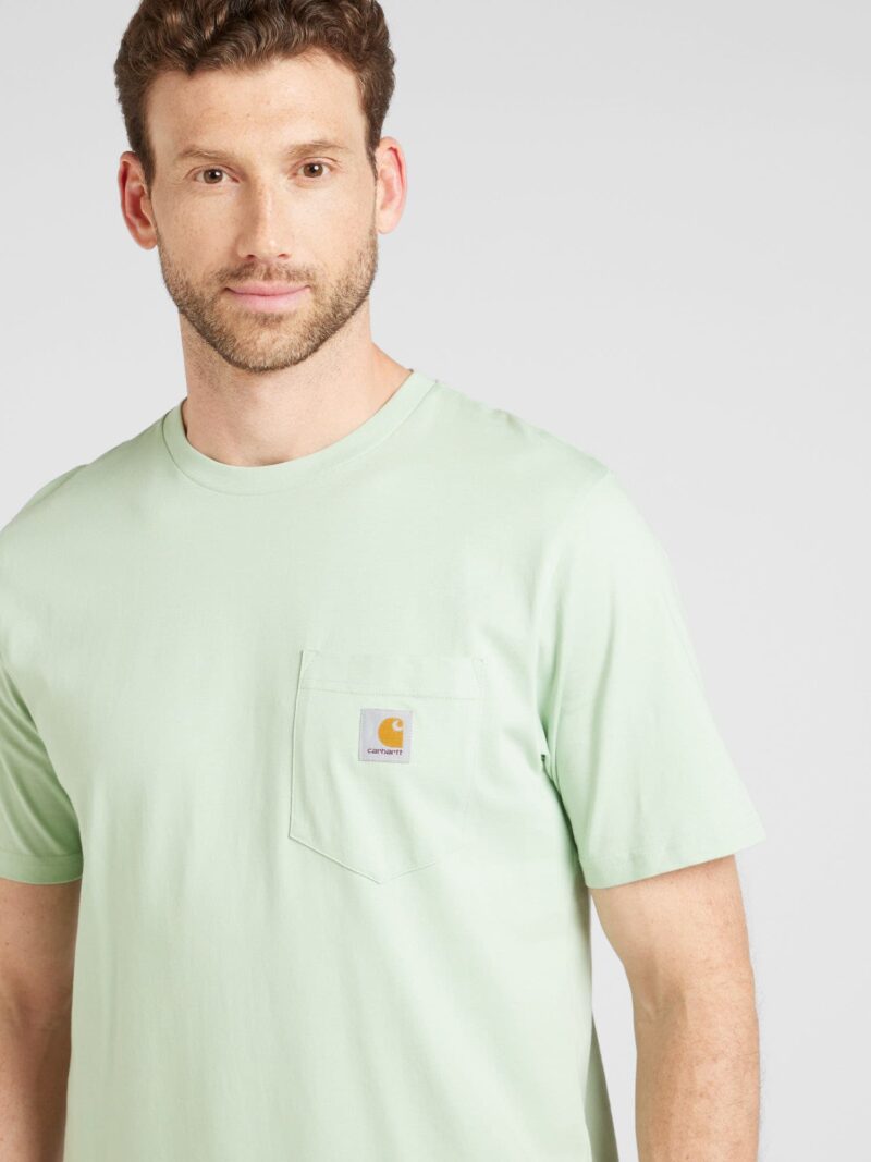 Cumpăra Carhartt WIP Tricou  gri / verde pastel / portocaliu