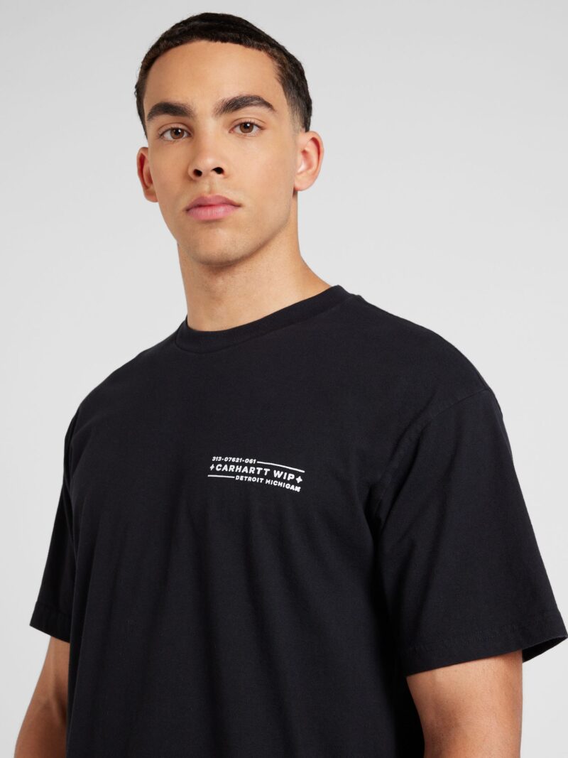 Carhartt WIP Tricou  negru / alb