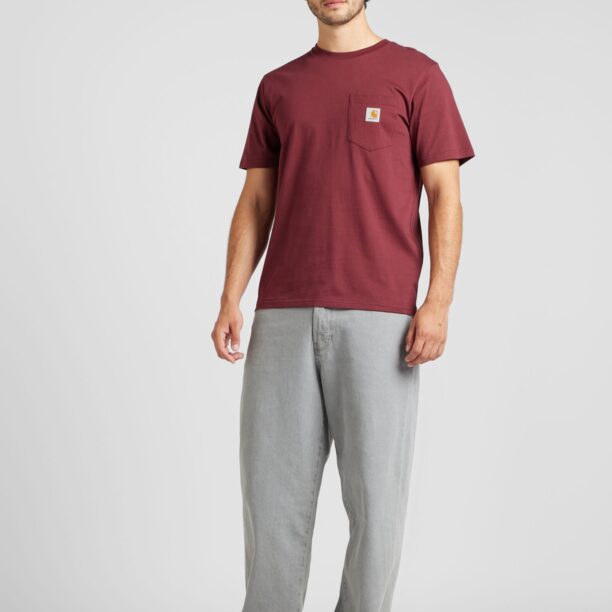 Carhartt WIP Tricou  portocaliu / roșu bordeaux / alb murdar preţ