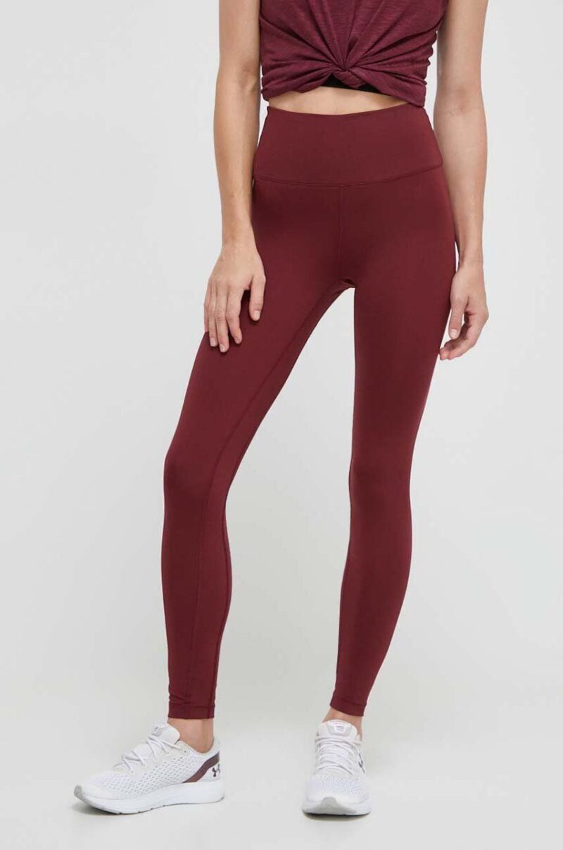 Casall leggins de antrenament culoarea bordo