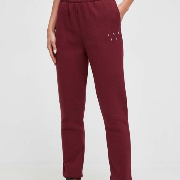 Casall pantaloni de trening culoarea bordo