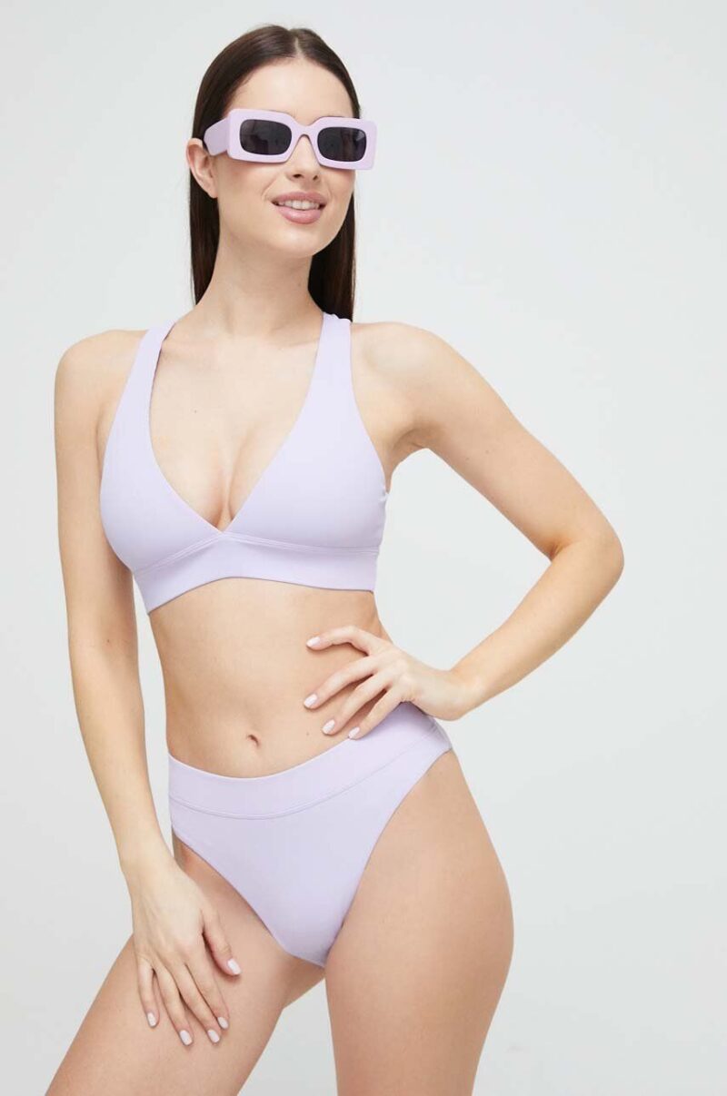 Casall sutien de baie culoarea violet