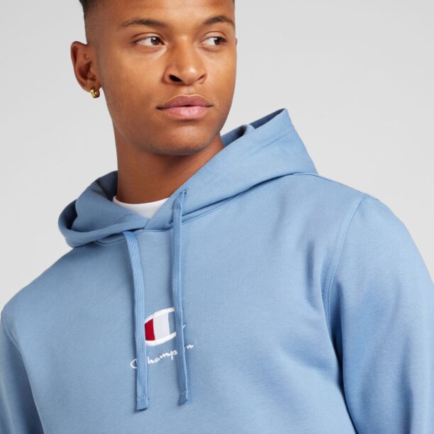 Champion Authentic Athletic Apparel Bluză de molton  albastru deschis / roșu / alb