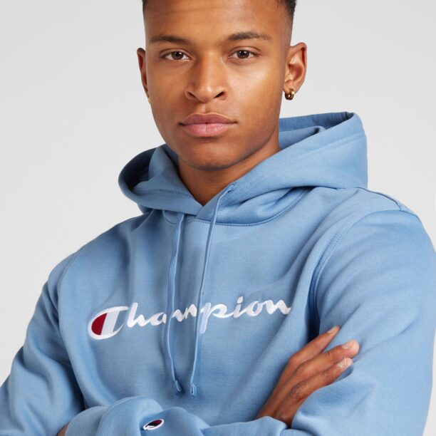 Champion Authentic Athletic Apparel Bluză de molton  albastru deschis / roșu / alb