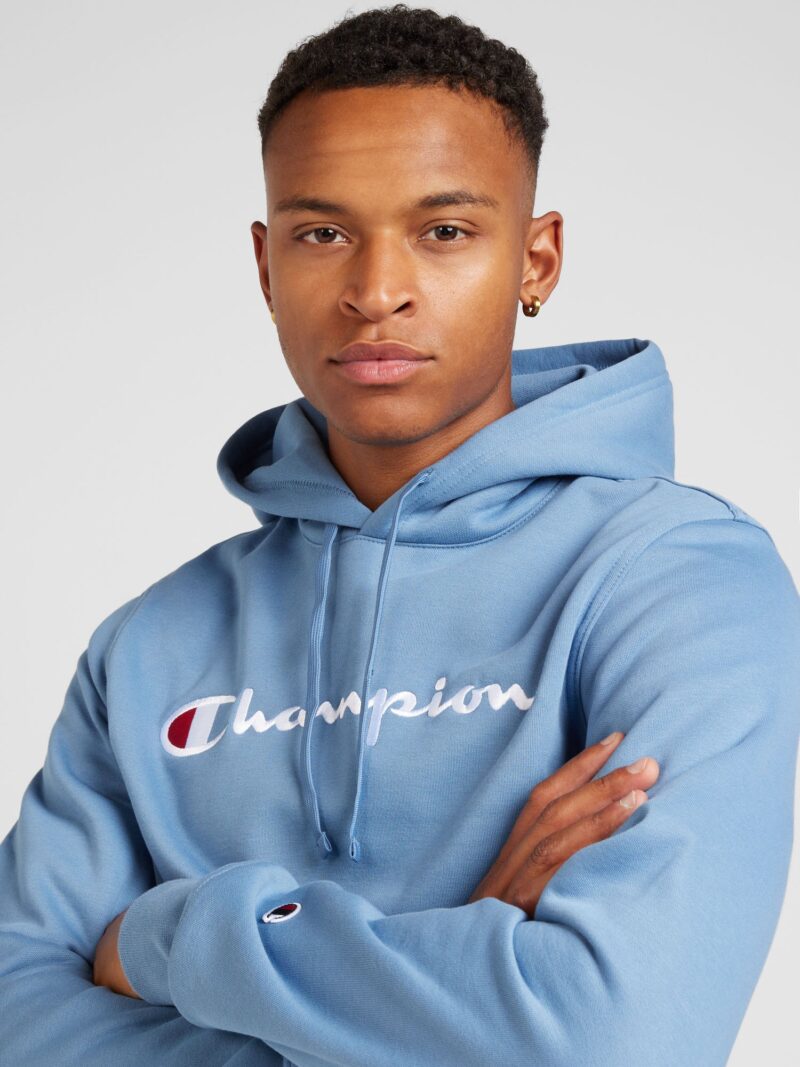 Champion Authentic Athletic Apparel Bluză de molton  albastru deschis / roșu / alb