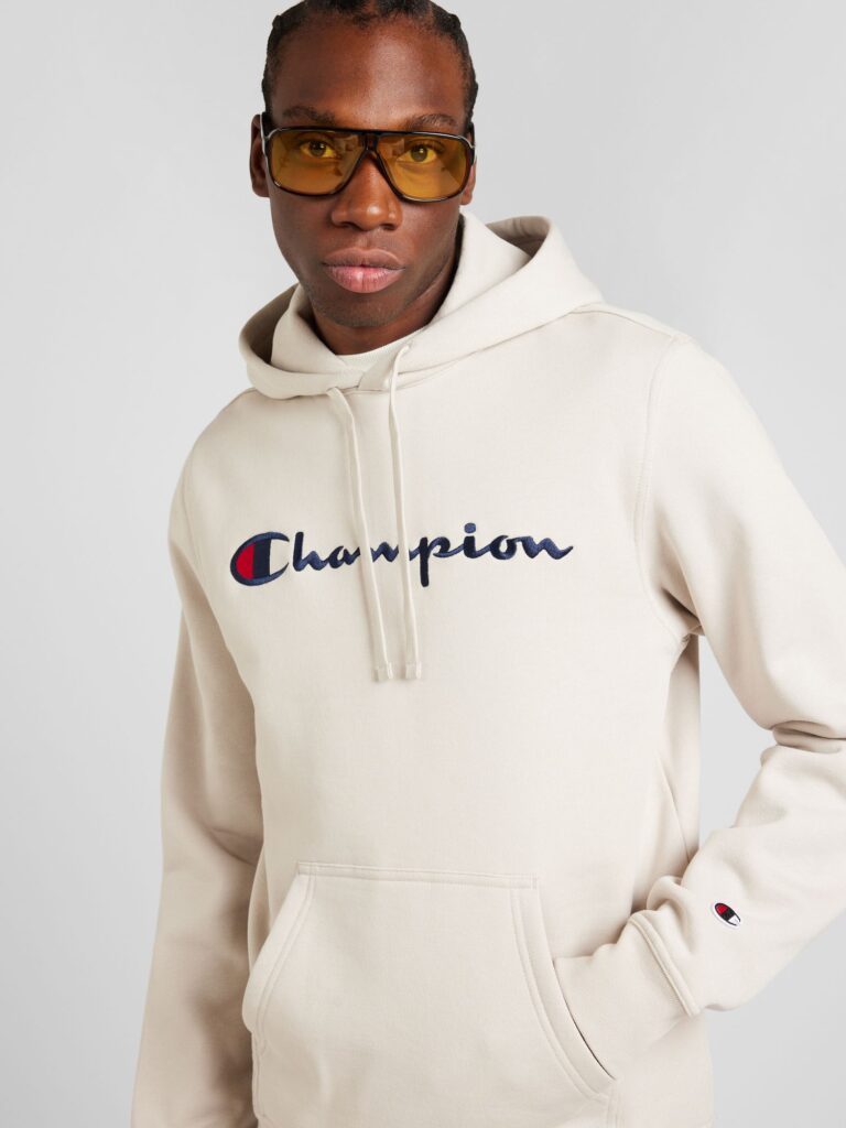 Champion Authentic Athletic Apparel Bluză de molton  albastru închis / grej / roșu