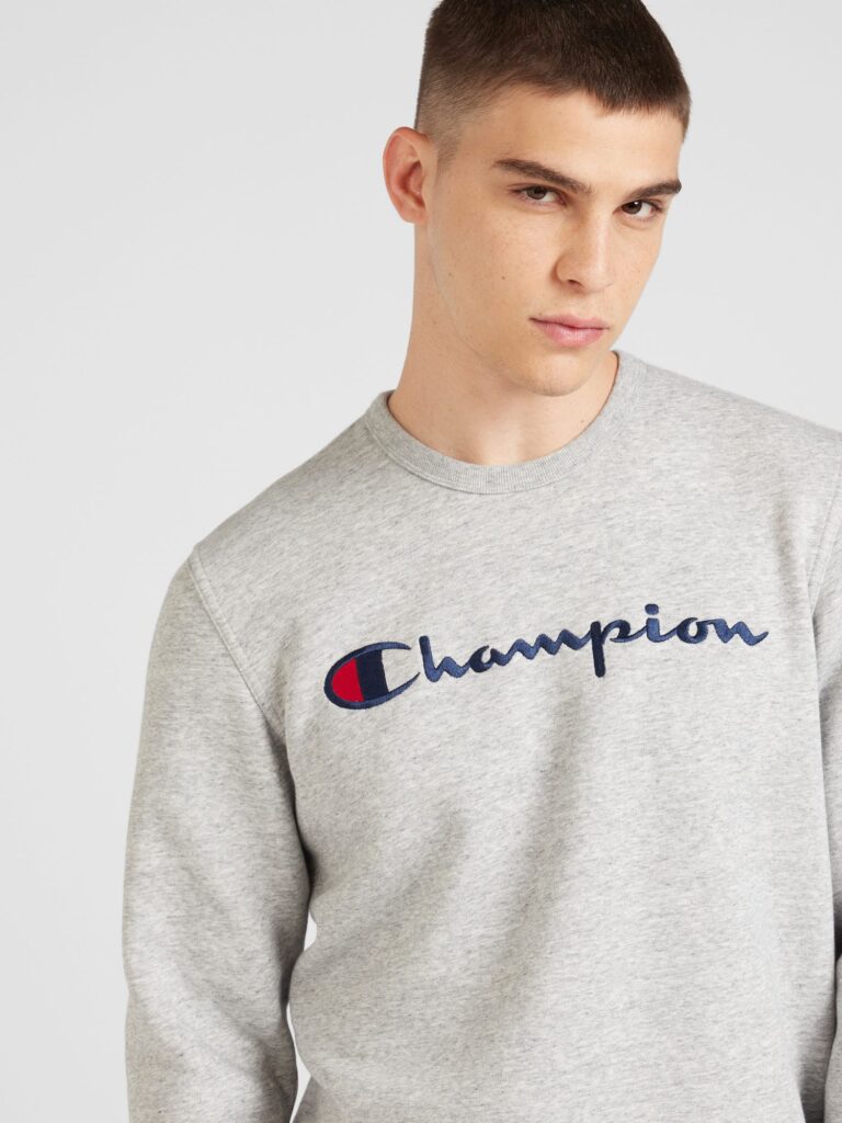 Champion Authentic Athletic Apparel Bluză de molton  albastru marin / gri amestecat / roșu preţ