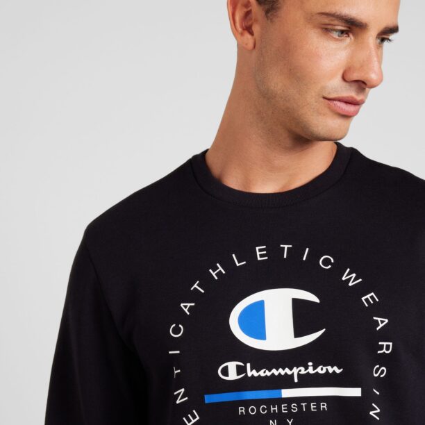 Champion Authentic Athletic Apparel Bluză de molton  albastru / negru / alb