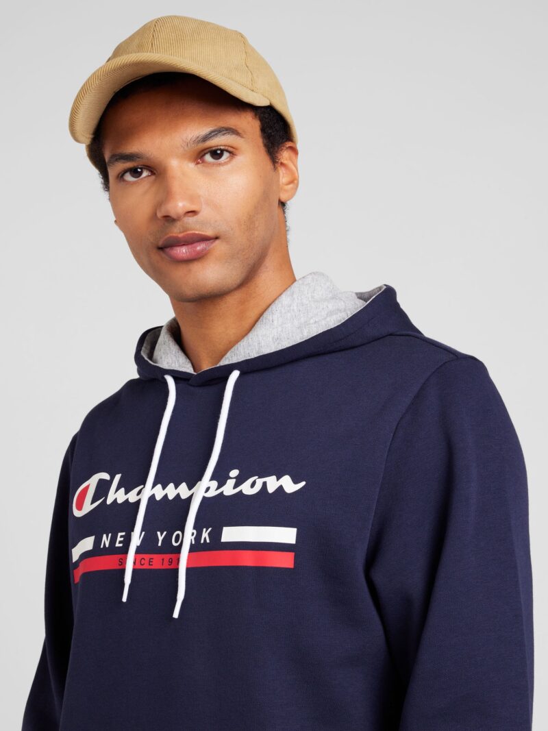 Champion Authentic Athletic Apparel Bluză de molton  albastru noapte / roșu / alb murdar