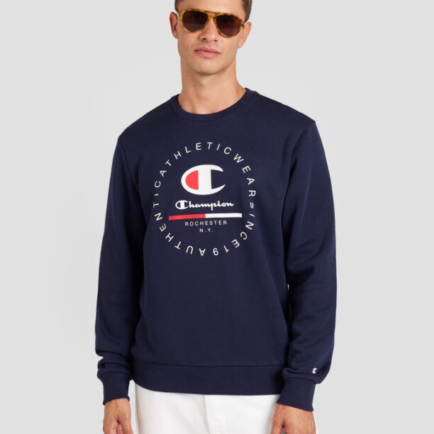 Champion Authentic Athletic Apparel Bluză de molton  bleumarin / roșu / alb preţ