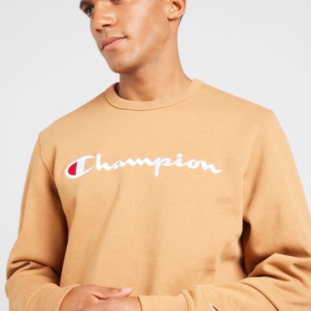 Preţ Champion Authentic Athletic Apparel Bluză de molton  maro cappuccino / roșu / alb