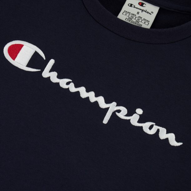 Champion Authentic Athletic Apparel Bluză de molton  negru / alb