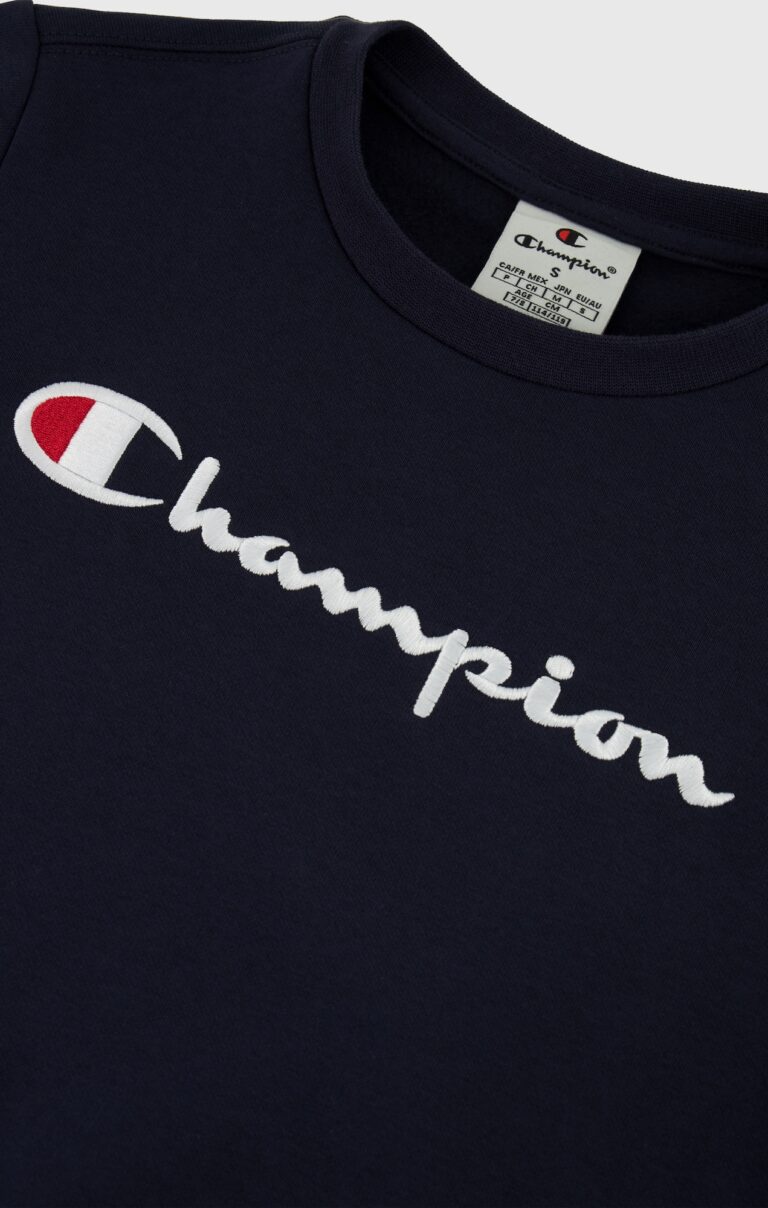 Champion Authentic Athletic Apparel Bluză de molton  negru / alb