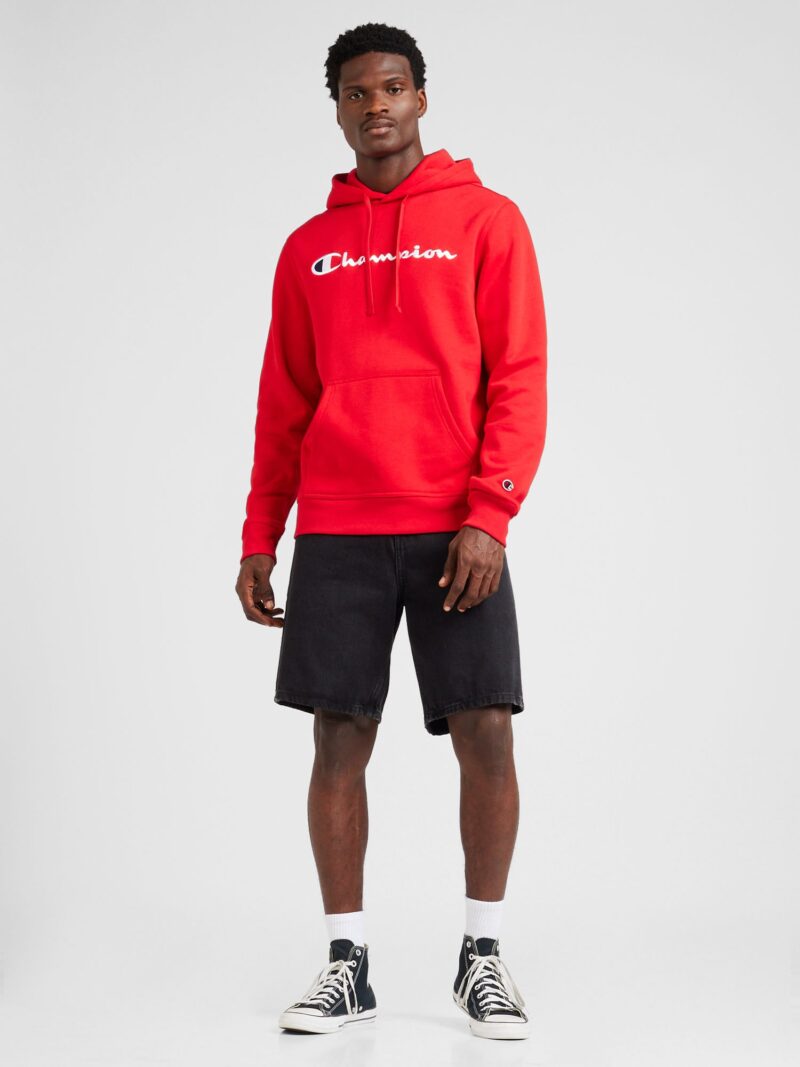 Champion Authentic Athletic Apparel Bluză de molton  roșu intens / negru / alb preţ