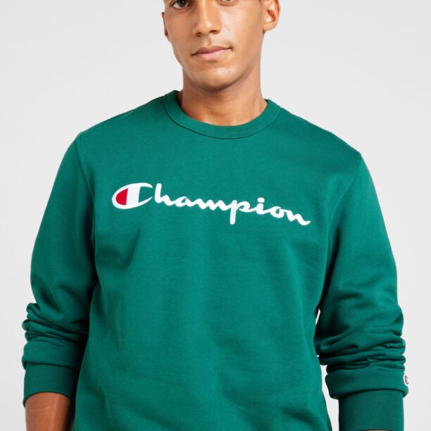 Champion Authentic Athletic Apparel Bluză de molton  verde / roșu / alb murdar