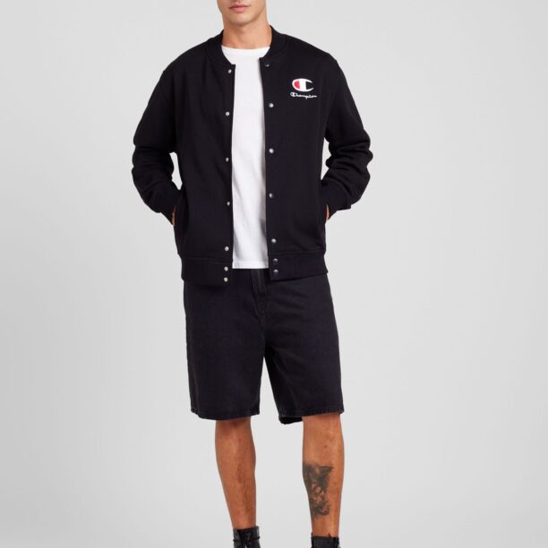 Champion Authentic Athletic Apparel Hanorac  negru / alb preţ