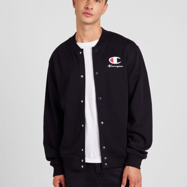 Champion Authentic Athletic Apparel Hanorac  negru / alb