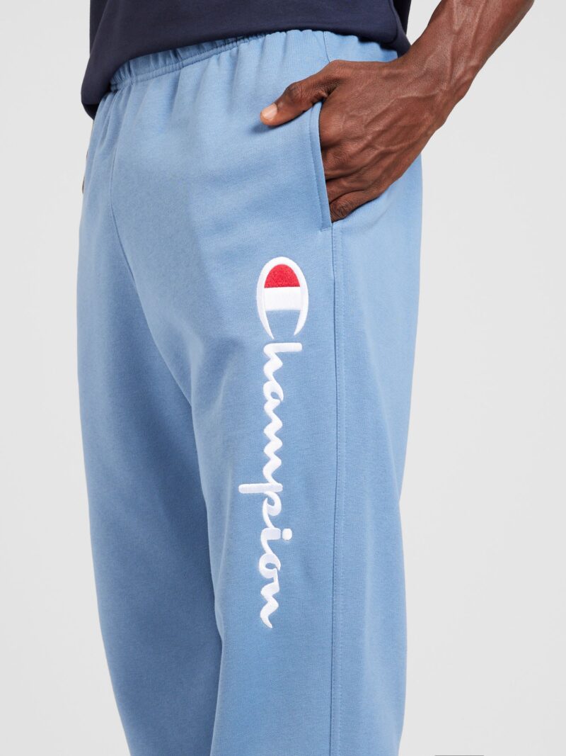 Champion Authentic Athletic Apparel Pantaloni  albastru deschis / roșu / alb