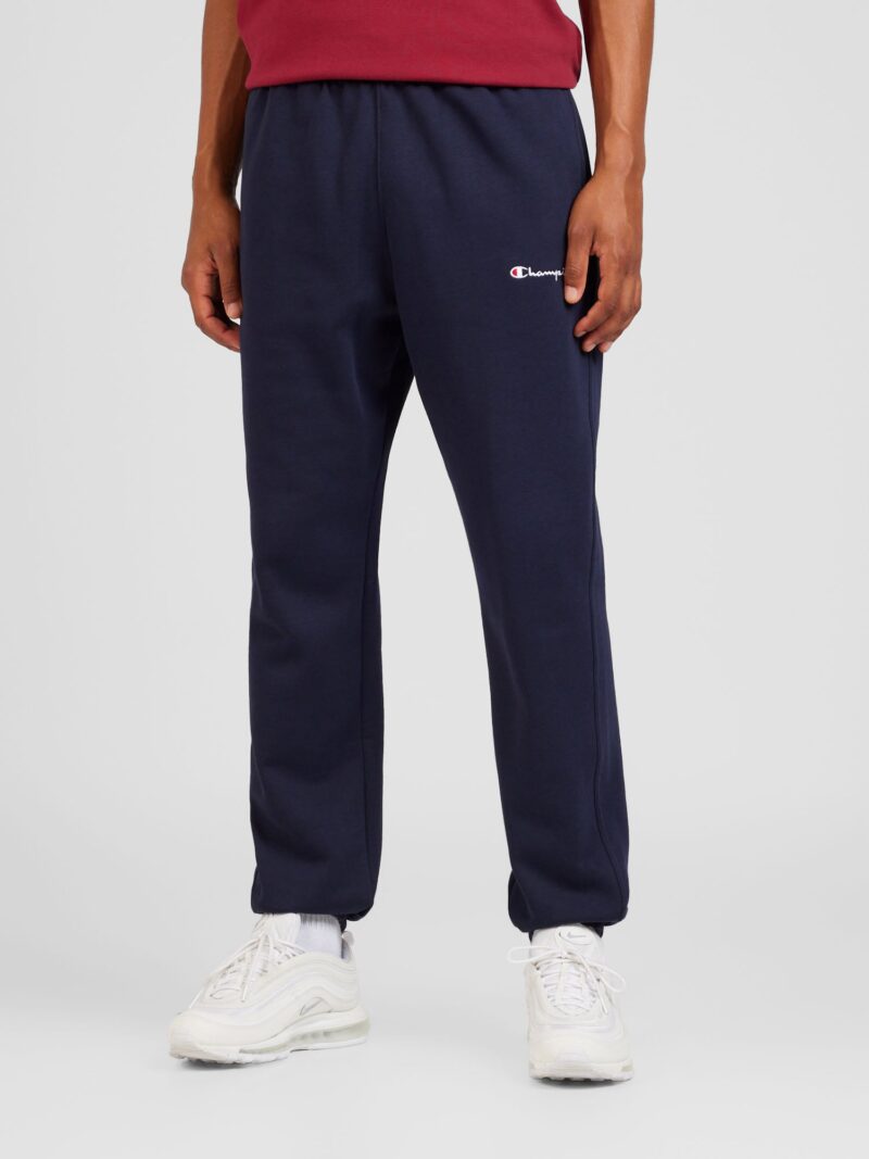 Champion Authentic Athletic Apparel Pantaloni  bleumarin / alb