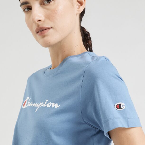 Preţ Champion Authentic Athletic Apparel Tricou  albastru deschis / roșu / alb