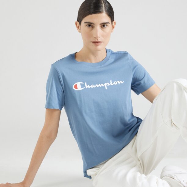 Champion Authentic Athletic Apparel Tricou  albastru deschis / roșu / alb