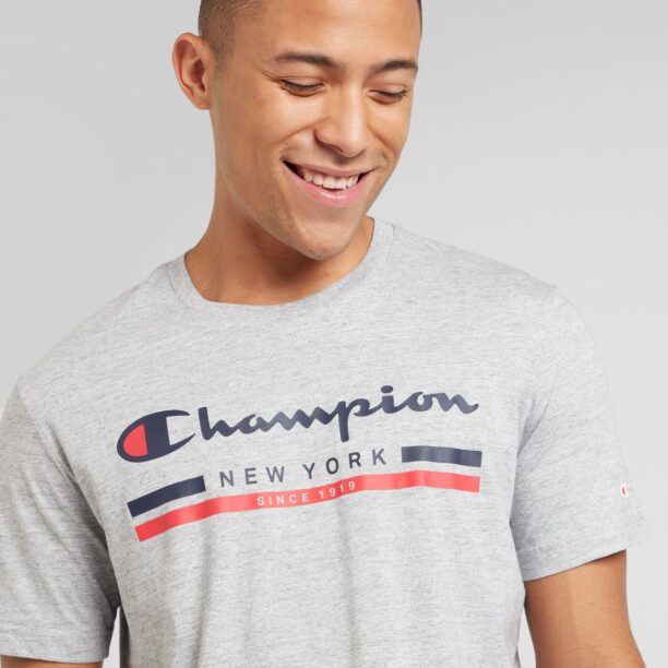 Champion Authentic Athletic Apparel Tricou  bleumarin / gri amestecat / roșu