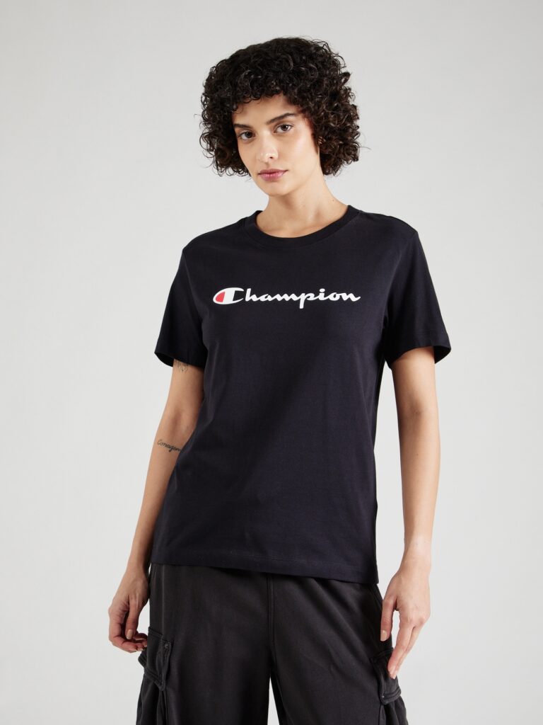 Champion Authentic Athletic Apparel Tricou  roșu intens / negru / alb