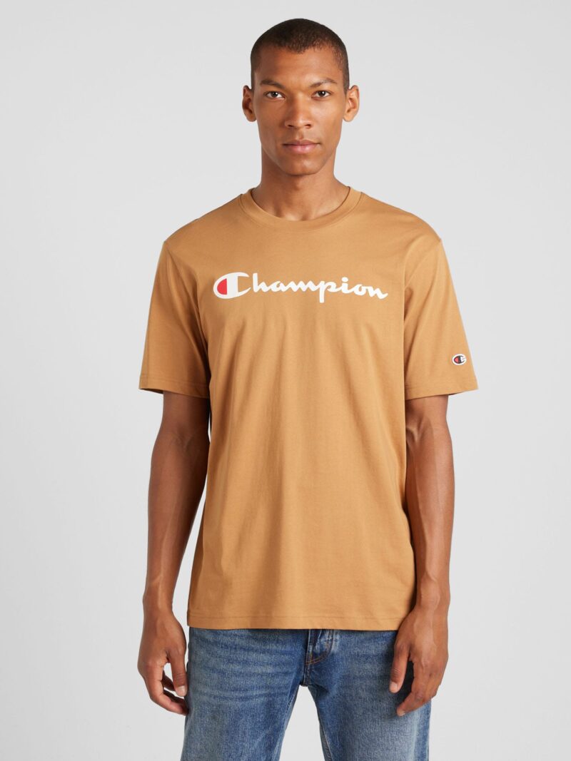 Champion Authentic Athletic Apparel Tricou  sepie / roșu / alb