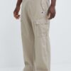 Champion pantaloni de bumbac culoarea bej