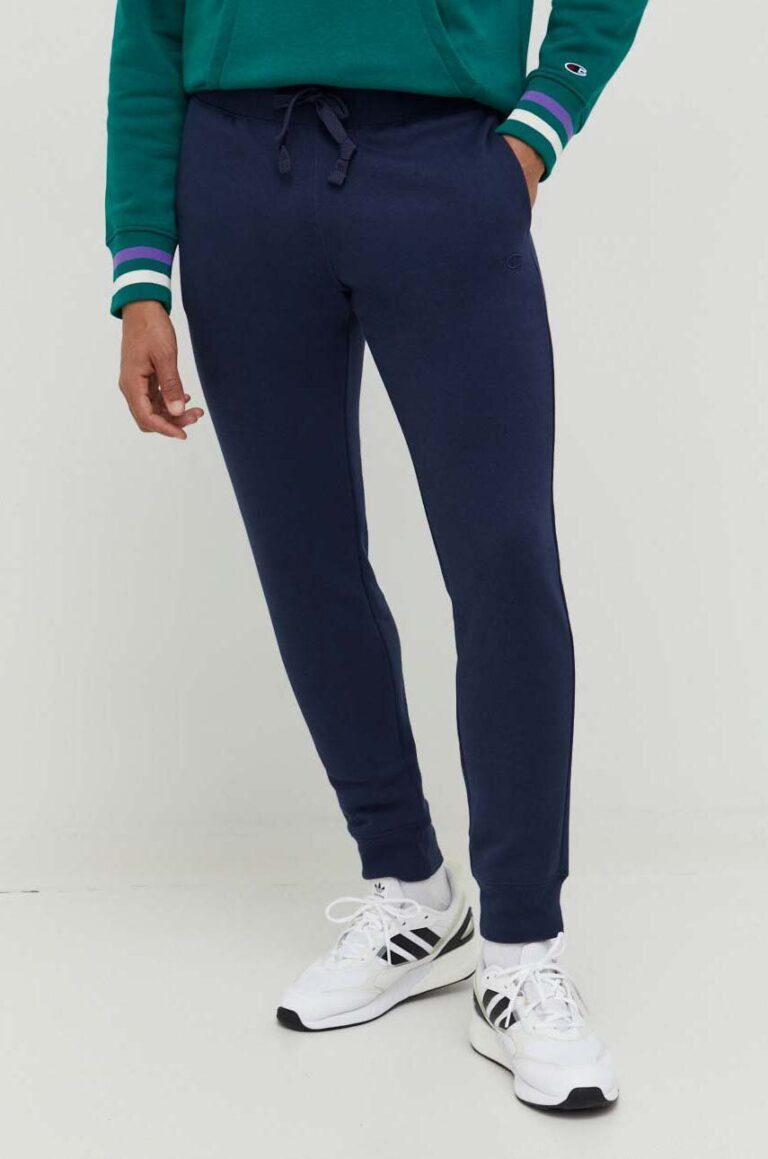 Champion pantaloni de trening culoarea albastru marin