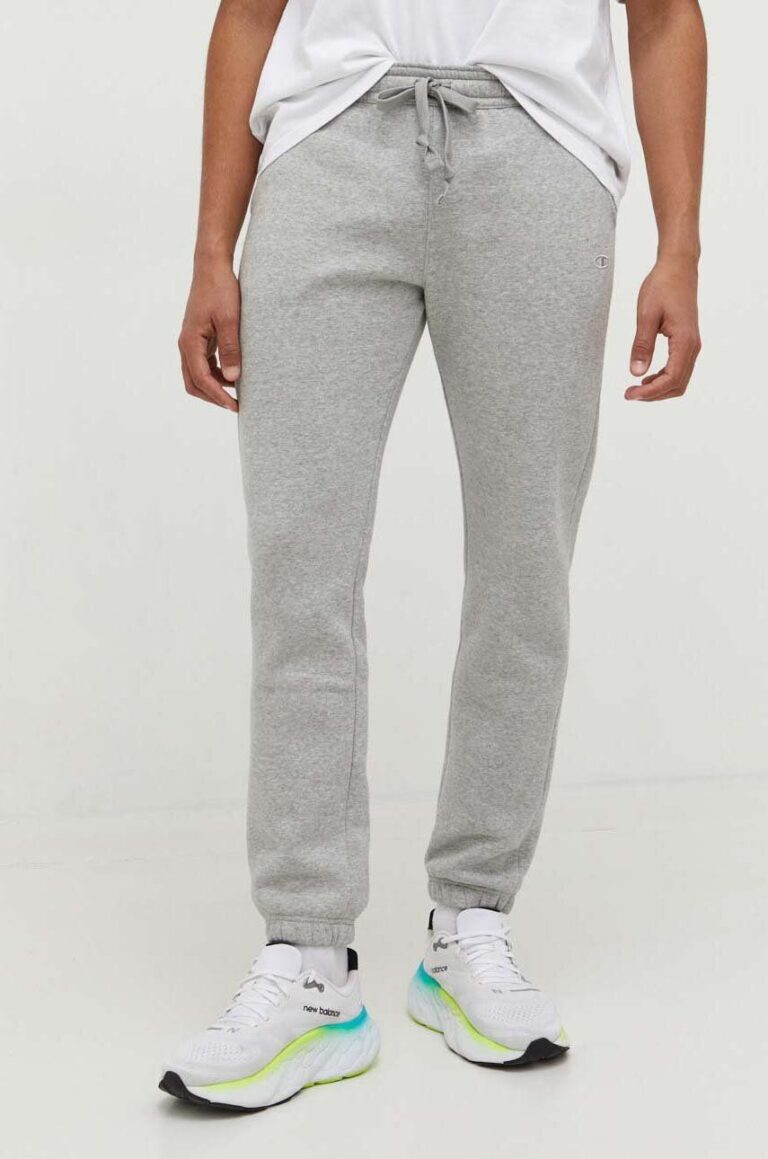 Champion pantaloni de trening culoarea gri