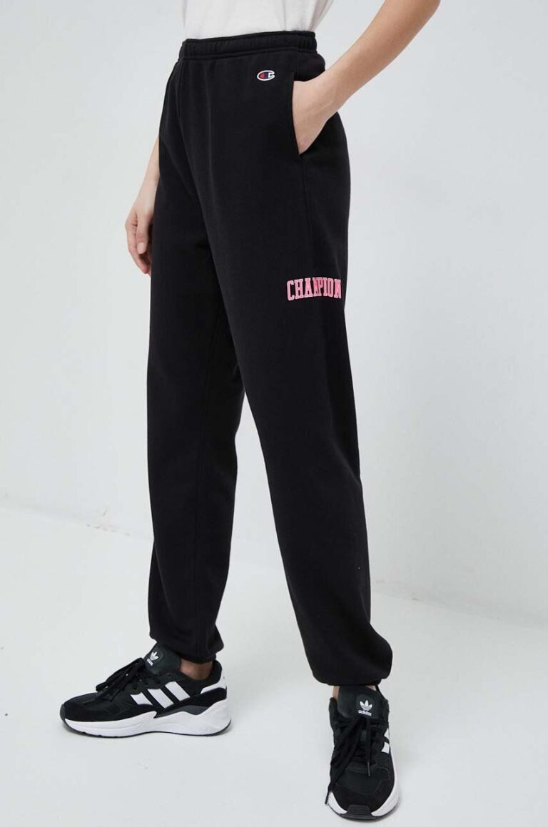 Champion pantaloni de trening culoarea negru