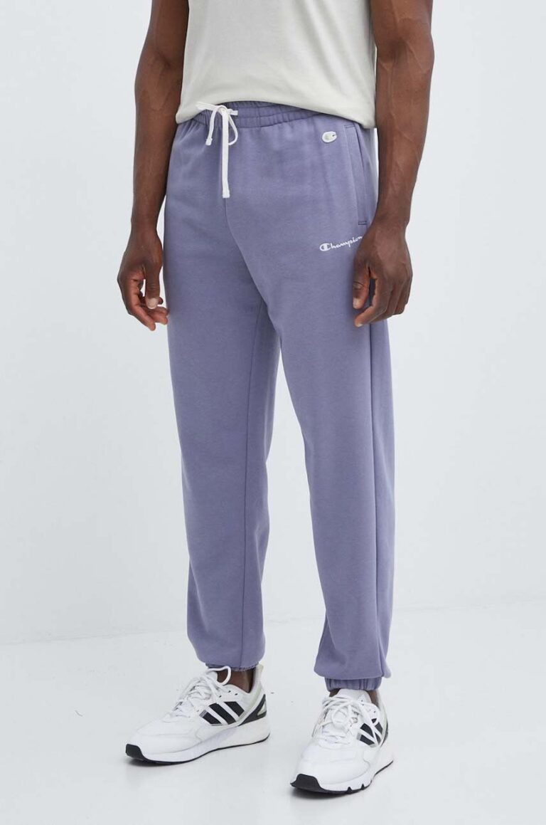 Champion pantaloni de trening culoarea violet