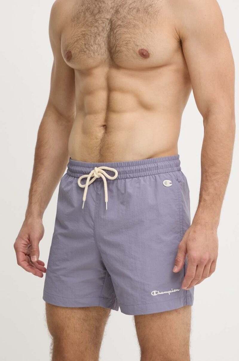 Champion pantaloni scurti culoarea violet