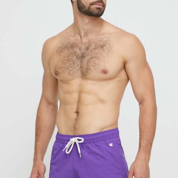 Champion pantaloni scurti de baie culoarea violet