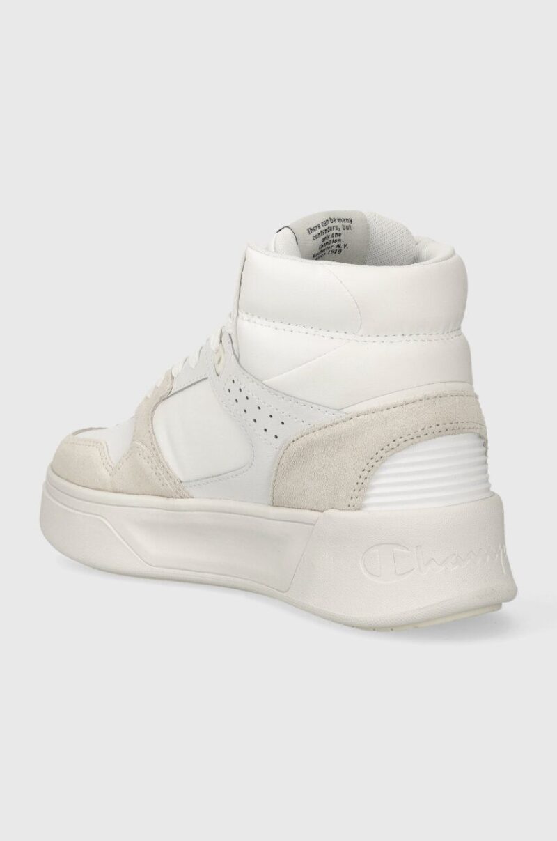 Champion sneakers din piele Z80 HI PLATFORM SL Mid culoarea alb preţ