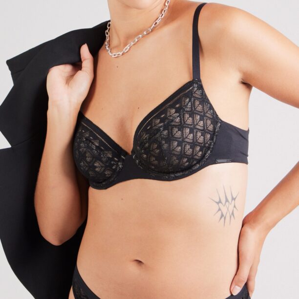 Cumpăra Chantelle Sutien 'ACE LI'  crem / negru / alb