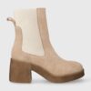 Charles Footwear botine din piele intoarsa Bea femei