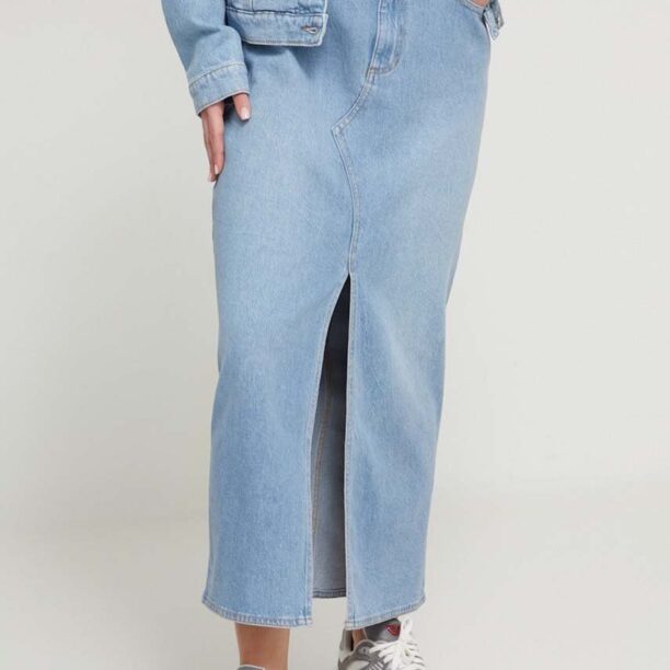 Chiara Ferragni fusta jeans maxi