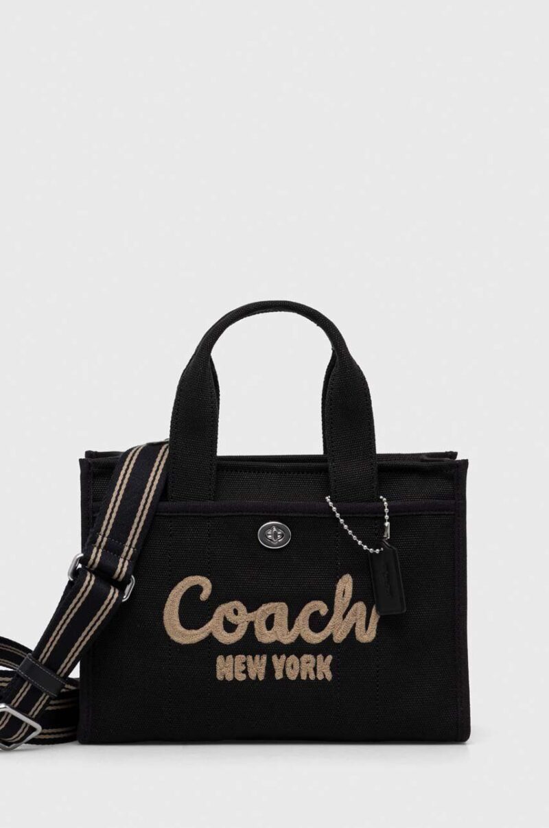 Coach poseta culoarea negru