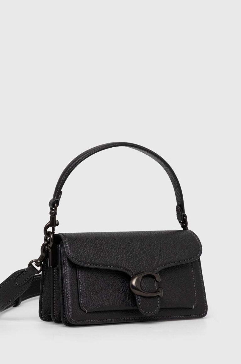 Coach poșetă de piele Tabby Shoulder Bag 20 culoarea negru CM546