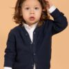 Coccodrillo cardigan bebe culoarea albastru marin